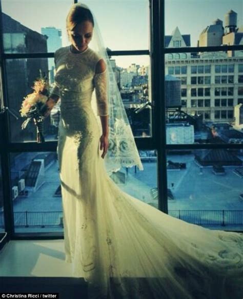 christina ricci wedding dress givenchy|famous Givenchy dresses.